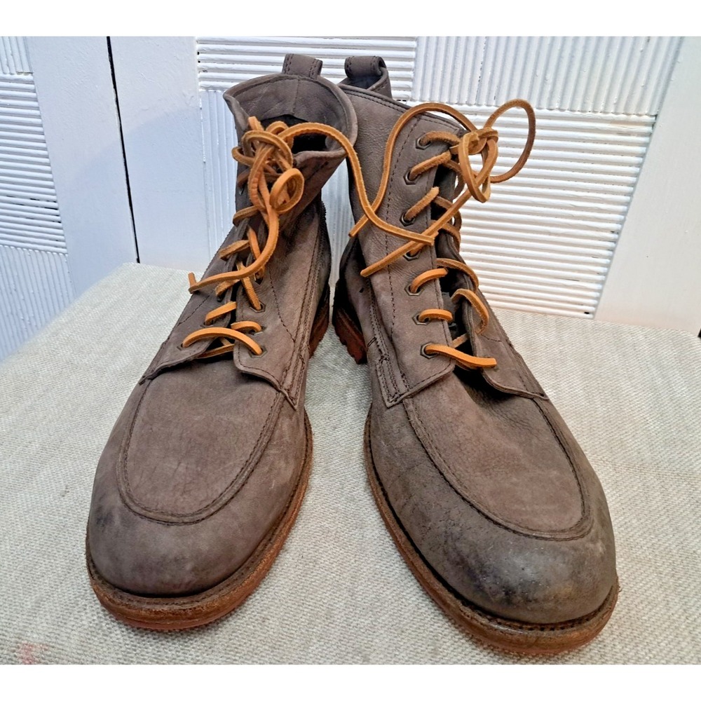 Frye Boot Men Size 11 Brown Suede Leather Phillip Lug sole